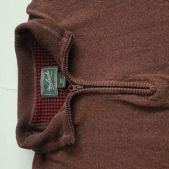 Woolrich brown quarter-Zip pullover sweater - Picture 4 of 7
